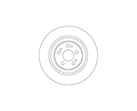 Brake Disc COATED 17037 ABS, Image 2