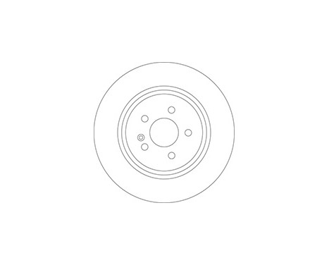 Brake Disc COATED 17052 ABS, Image 2