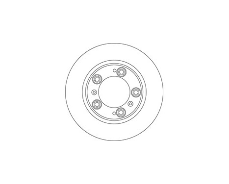 Brake Disc COATED 17072 ABS, Image 2