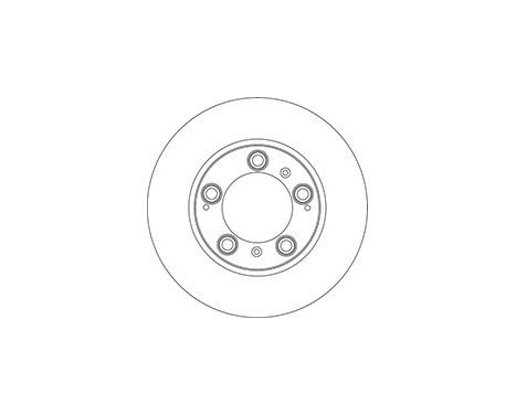 Brake Disc COATED 17074 ABS, Image 2