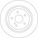 Brake Disc COATED 17113 ABS