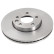 Brake Disc COATED 17524 ABS