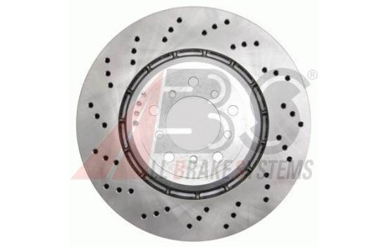 Brake Disc COATED 18043 ABS, Image 2