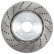 Brake Disc COATED 18056 ABS