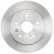 Brake Disc COATED 18078 ABS