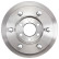 Brake Disc COATED 18328 ABS