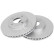 Brake Disc COATED 18403 ABS, Thumbnail 2