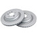 Brake Disc COATED 18433 ABS