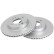 Brake Disc COATED 18435 ABS, Thumbnail 2