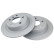 Brake Disc COATED 18457 ABS
