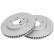 Brake Disc COATED 18495 ABS, Thumbnail 2
