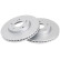 Brake Disc COATED 18507 ABS