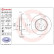 Brake Disc COATED DISC LINE 08.8163.21 Brembo, Thumbnail 3