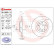 Brake Disc COATED DISC LINE 08.8682.11 Brembo, Thumbnail 2