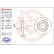 Brake Disc COATED DISC LINE 08.9148.11 Brembo, Thumbnail 3