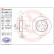 Brake Disc COATED DISC LINE 08.9826.11 Brembo, Thumbnail 3