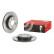 Brake Disc COATED DISC LINE 08.A224.11 Brembo, Thumbnail 2