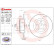 Brake Disc COATED DISC LINE 08.A403.11 Brembo, Thumbnail 2