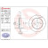 Brake Disc COATED DISC LINE 08.A534.11 Brembo, Thumbnail 3