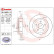 Brake Disc COATED DISC LINE 08.A863.11 Brembo, Thumbnail 2