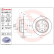 Brake Disc COATED DISC LINE 08.A869.21 Brembo, Thumbnail 2