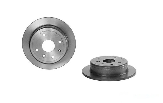 Brake Disc COATED DISC LINE 08.A872.11 Brembo