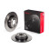 Brake Disc COATED DISC LINE 08.B413.11 Brembo, Thumbnail 3