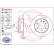 Brake Disc COATED DISC LINE 08.D045.11 Brembo, Thumbnail 2