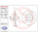 Brake Disc COATED DISC LINE 08.D224.11 Brembo, Thumbnail 2