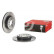 Brake Disc COATED DISC LINE 08.D757.21 Brembo