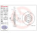 Brake Disc COATED DISC LINE 09.7011.11 Brembo, Thumbnail 3