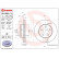 Brake Disc COATED DISC LINE 09.8864.11 Brembo, Thumbnail 2