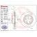 Brake Disc COATED DISC LINE 09.9481.11 Brembo, Thumbnail 2