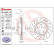 Brake Disc COATED DISC LINE 09.9481.21 Brembo, Thumbnail 2