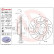 Brake Disc COATED DISC LINE 09.9825.11 Brembo, Thumbnail 3