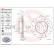 Brake Disc COATED DISC LINE 09.A613.51 Brembo, Thumbnail 3