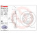 Brake Disc COATED DISC LINE 09.A616.11 Brembo, Thumbnail 2