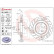 Brake Disc COATED DISC LINE 09.A822.11 Brembo, Thumbnail 3