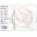 Brake Disc COATED DISC LINE 09.A961.11 Brembo, Thumbnail 3