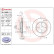 Brake Disc COATED DISC LINE 09.A968.11 Brembo, Thumbnail 3