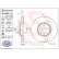 Brake Disc COATED DISC LINE 09.B025.11 Brembo, Thumbnail 3