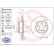 Brake Disc COATED DISC LINE 09.D113.11 Brembo, Thumbnail 2