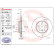 Brake Disc COATED DISC LINE 09.D208.11 Brembo, Thumbnail 3