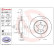 Brake Disc COATED DISC LINE 09.D422.11 Brembo, Thumbnail 2