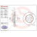 Brake Disc COATED DISC LINE 09.D510.11 Brembo, Thumbnail 2
