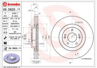 Brake Disc COATED DISC LINE 09.D625.11 Brembo