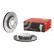 Brake Disc COATED DISC LINE 09A91311 Brembo, Thumbnail 3