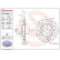 Brake Disc COATED DISC LINE 09C64511 Brembo, Thumbnail 3