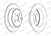 Brake disc DDF1421C Ferodo