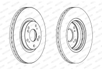 Brake disc DDF1424C Ferodo